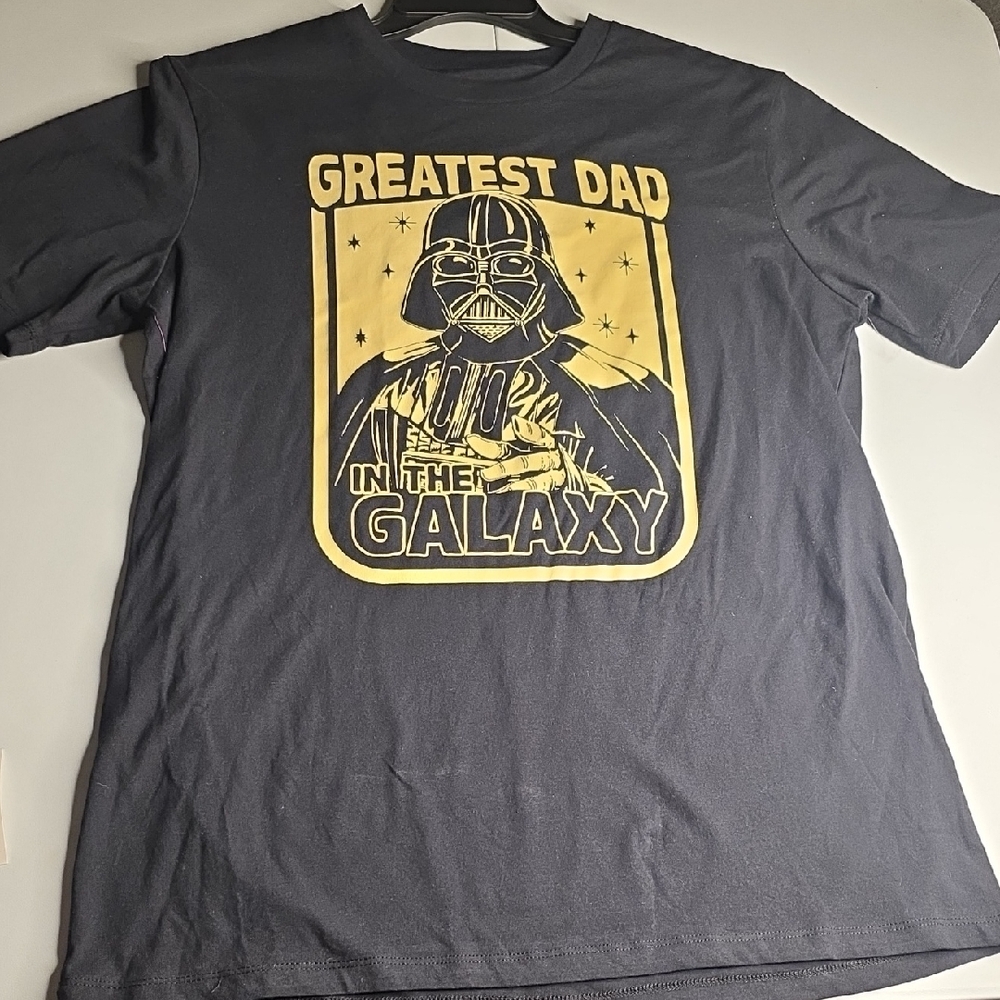 MAD Engine Star Wars Graphic Tee Greatest Dad In The Galaxy